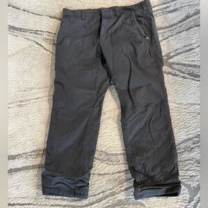 Eddie Bauer Men's Charcoal Chinos